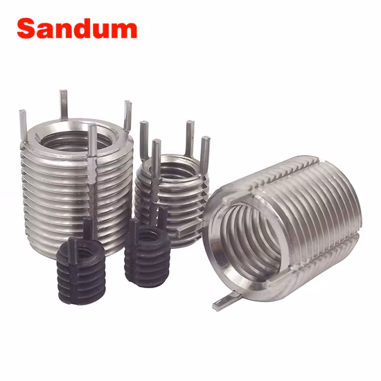Personalice los insertos de rosca de bloqueo del tornillo Locksert M3 M5 M8 de acero inoxidable 304 Keensert